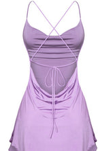 Load image into Gallery viewer, Lavender Back Out Dress

